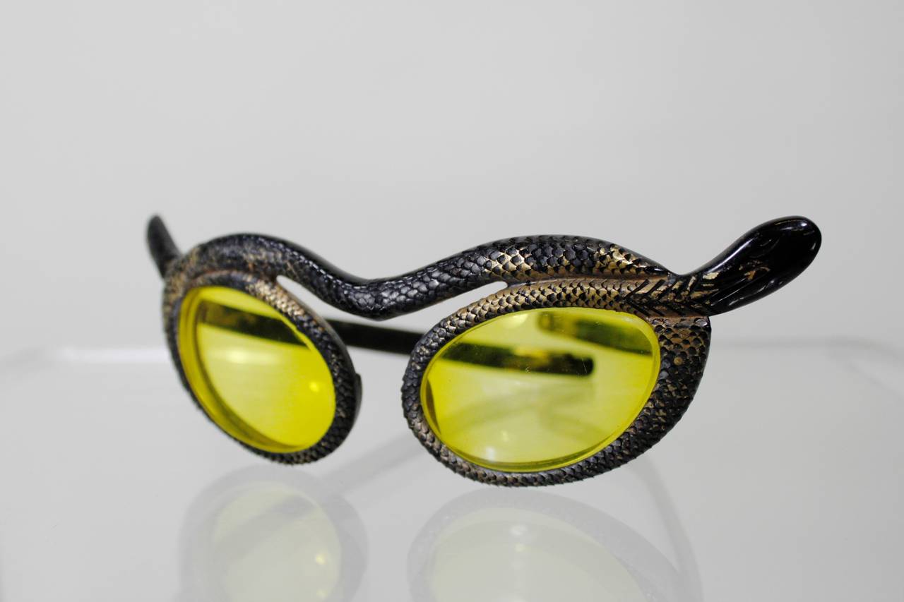 snake with glasses