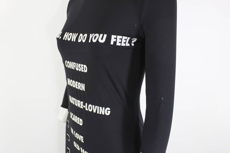 Women's Moschino 2000 Black Millenium Checklist Maxi Dress