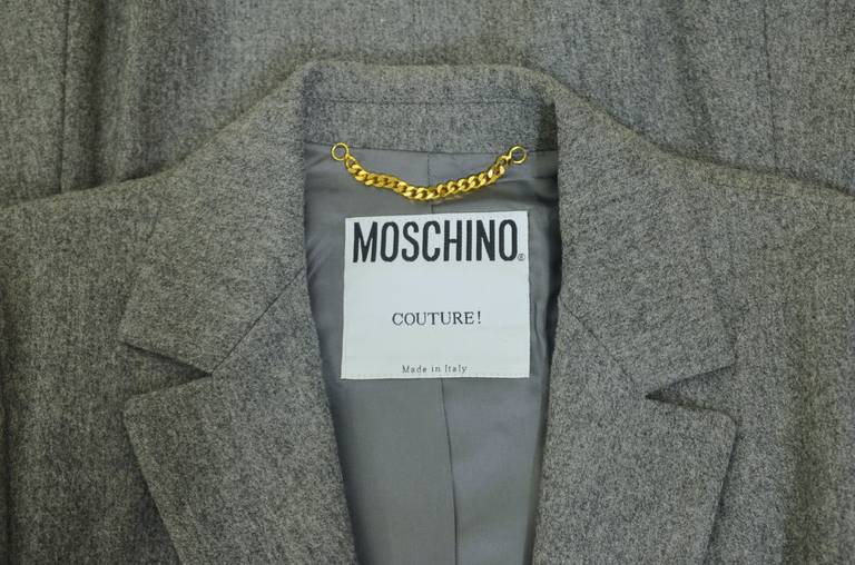 Moschino 1990s Grey 