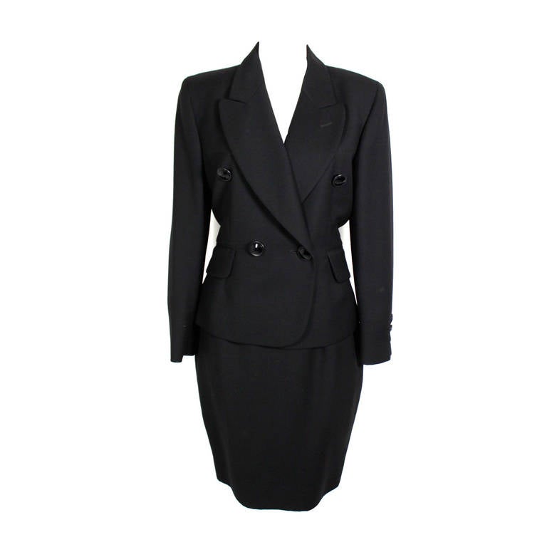 Moschino Fall/Winter 1989/1990 "TAILLEUR" Skirt Suit For Sale