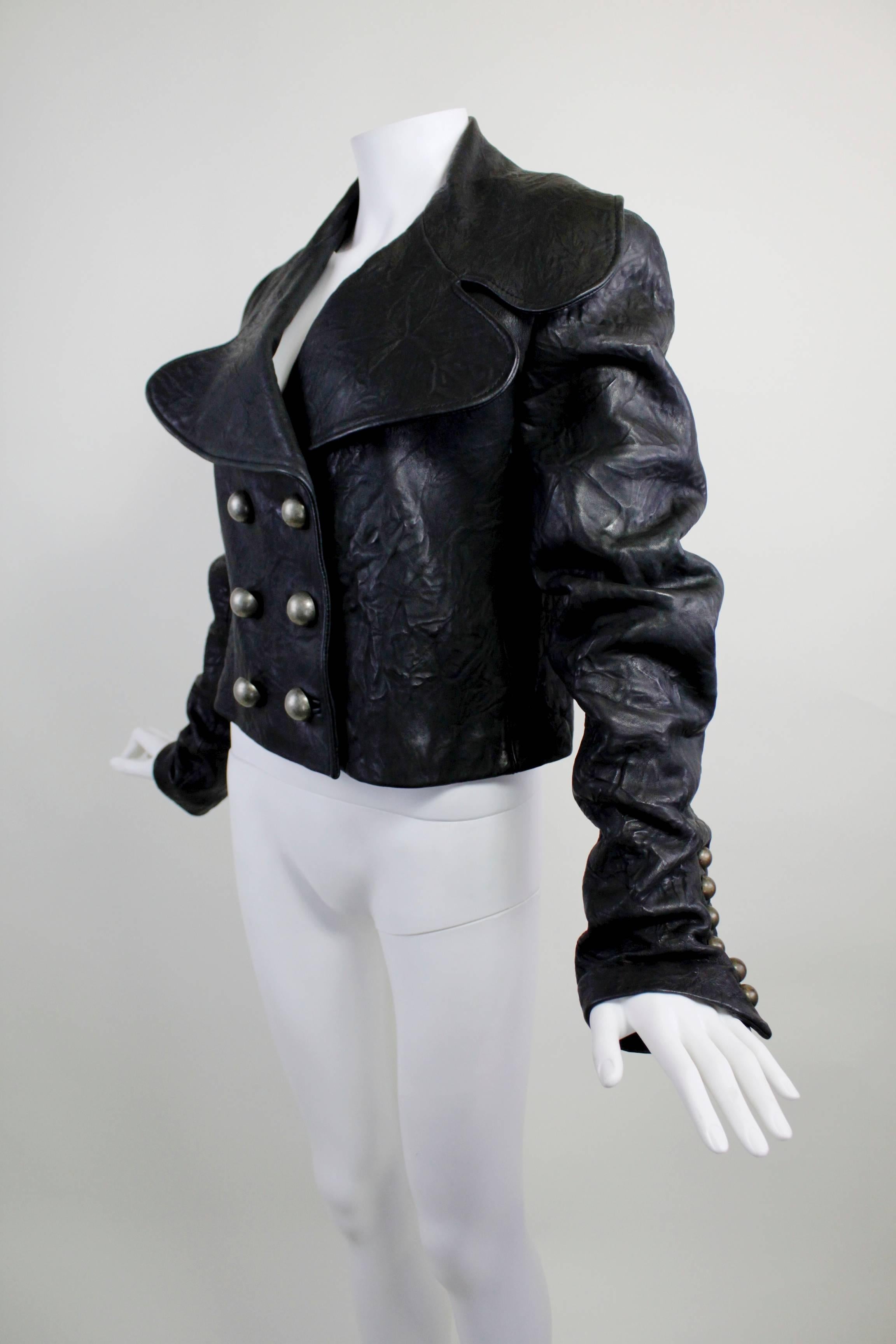 black fencing jacket