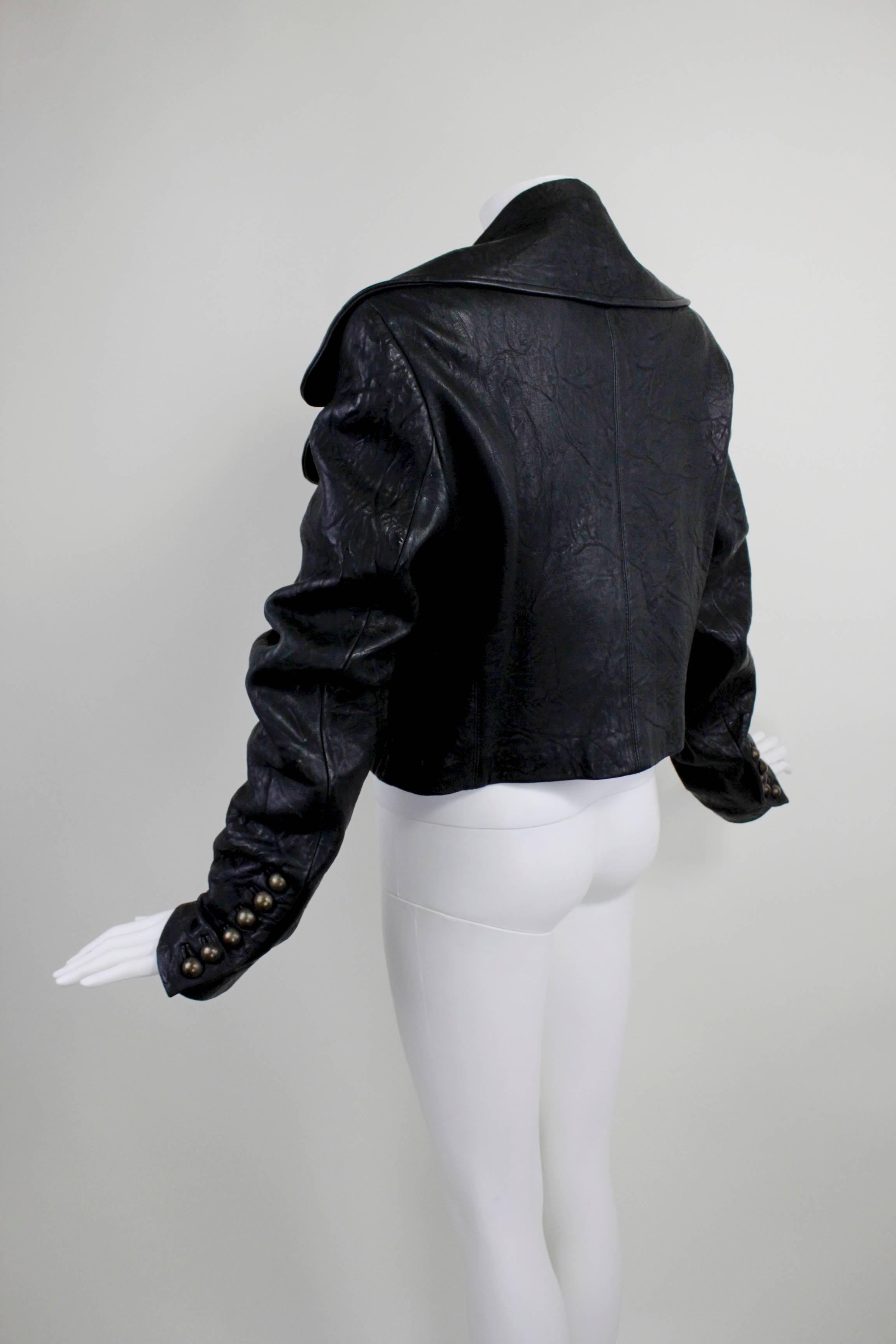 leather fencing jacket