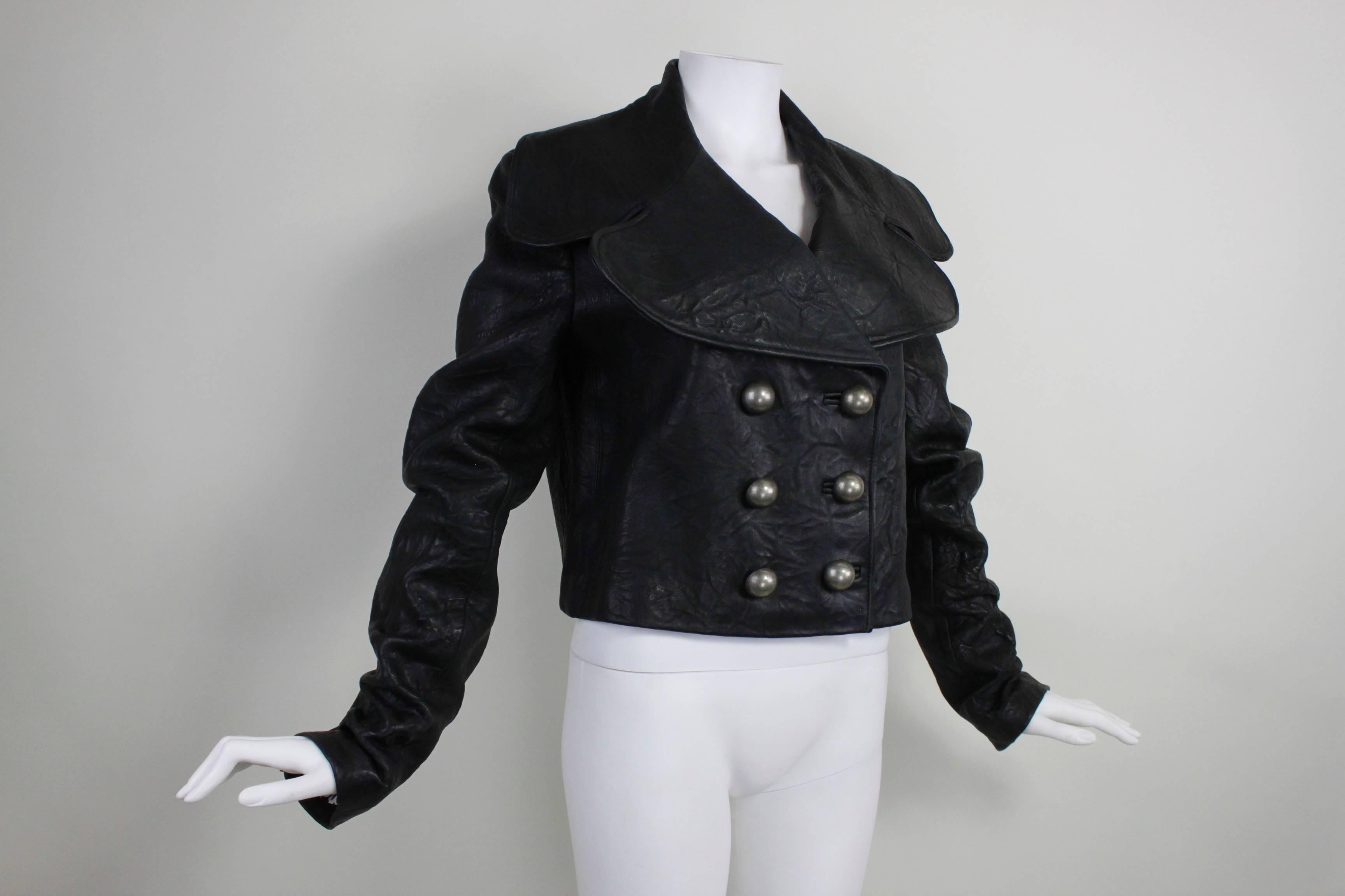 2000s leather jacket