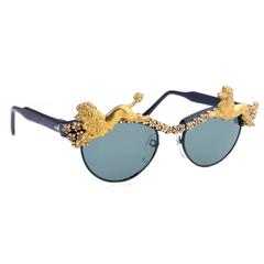 Whimsical 1980's Poodle Frame Sunglasses