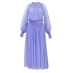 1970s Nina Ricci Lavender Chiffon Gown