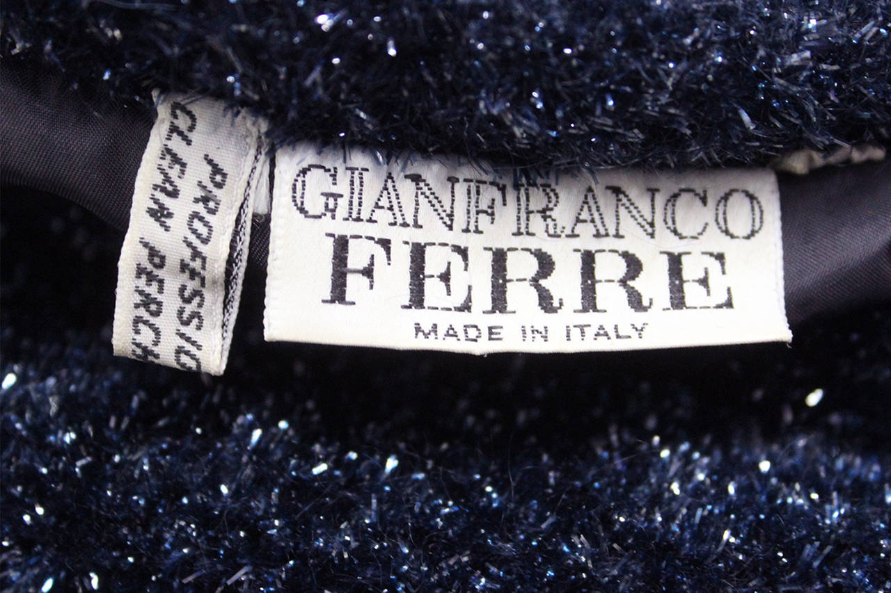 Women's Gianfranco Ferre Metallic Blouson Sweater
