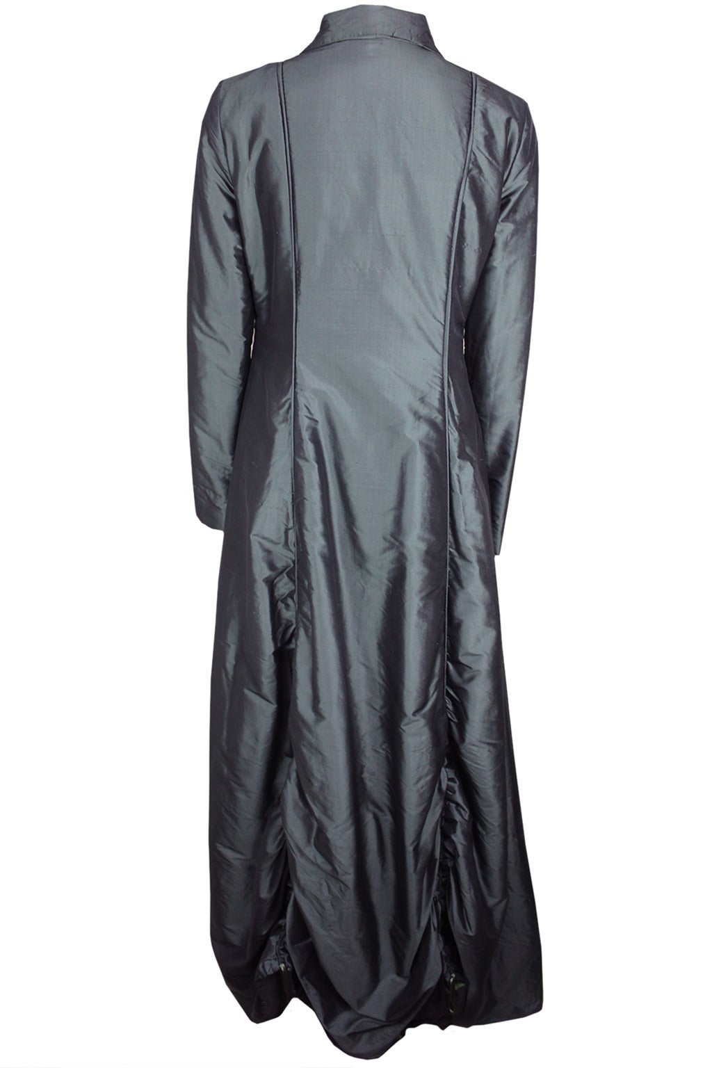 Romeo Gigli for Callaghan Silk Parachute Coat RARE! In New Condition In New York, NY