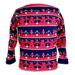 Retro Abercrombie & Fitch Rare 1960s Ski Sweater
