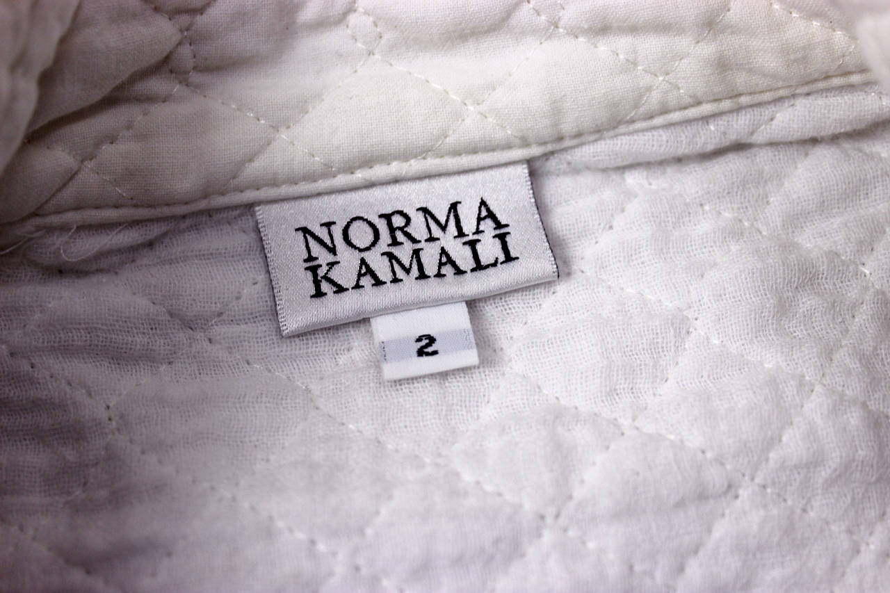1990s Norma Kamali Super Cropped Quilted MC Jacket 4