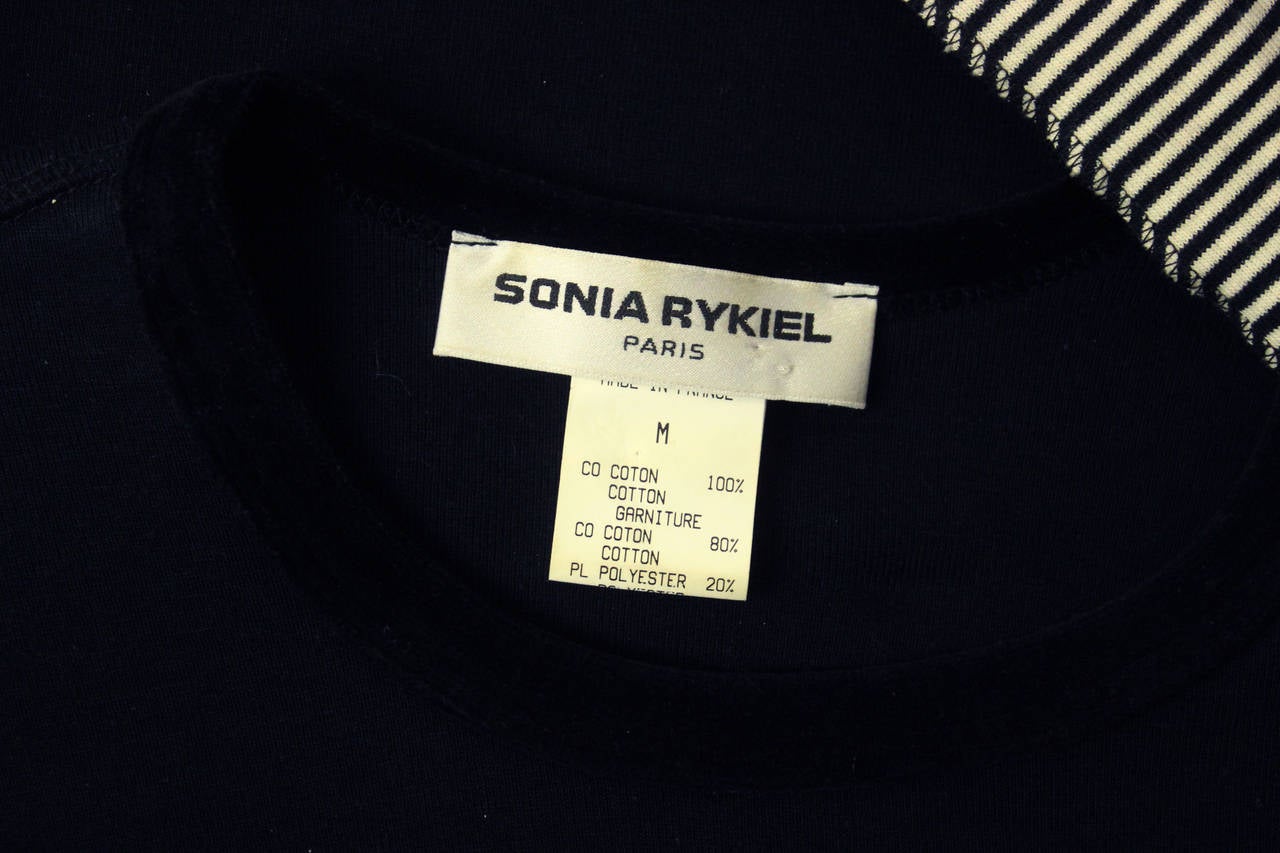 Sonia Rykiel Novelty Patchwork Knit Top 1