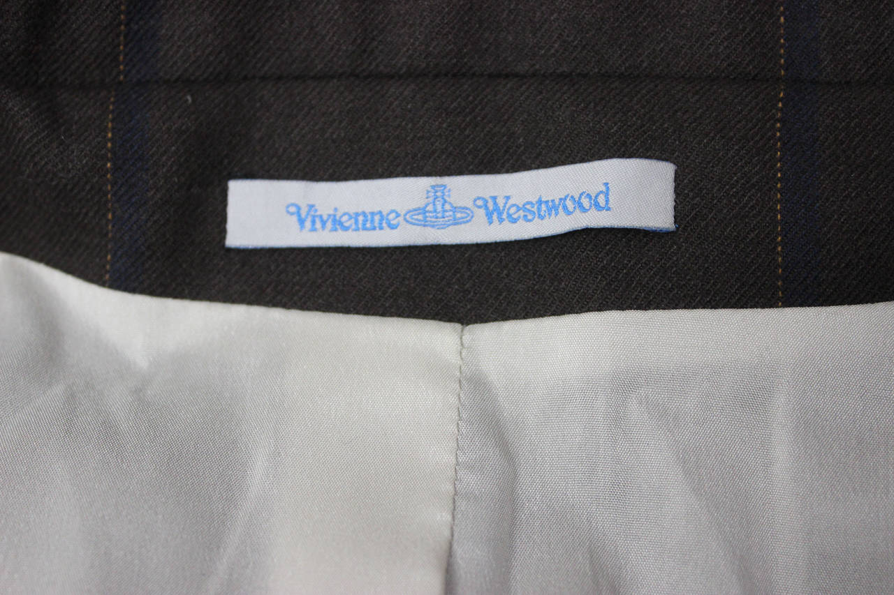 Vivienne Westwood Man Double Breasted Tartan Jacket 3