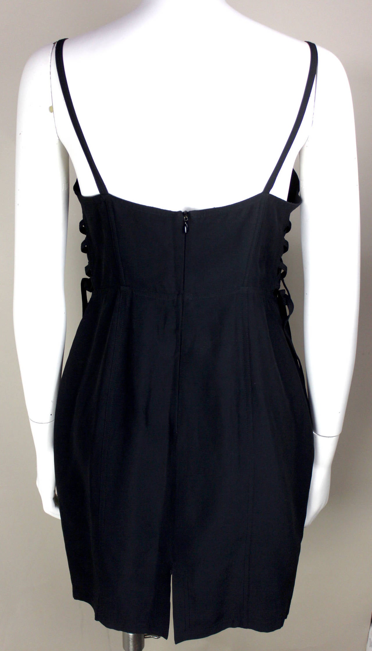 1990s Versus Versace Little Black Dress In Excellent Condition In New York, NY