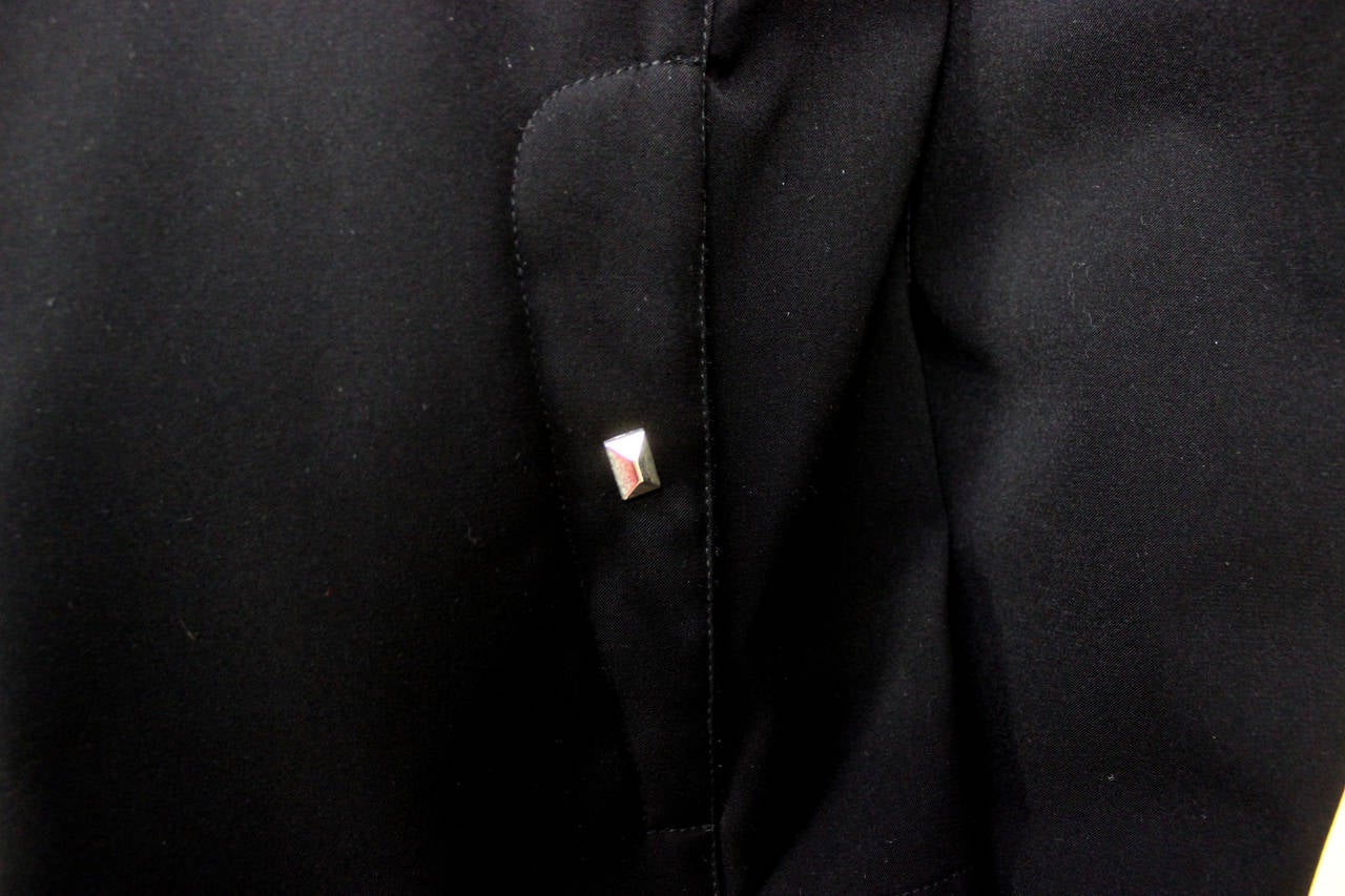 1980s Thierry Mugler Black Classic Men's Jacket 1