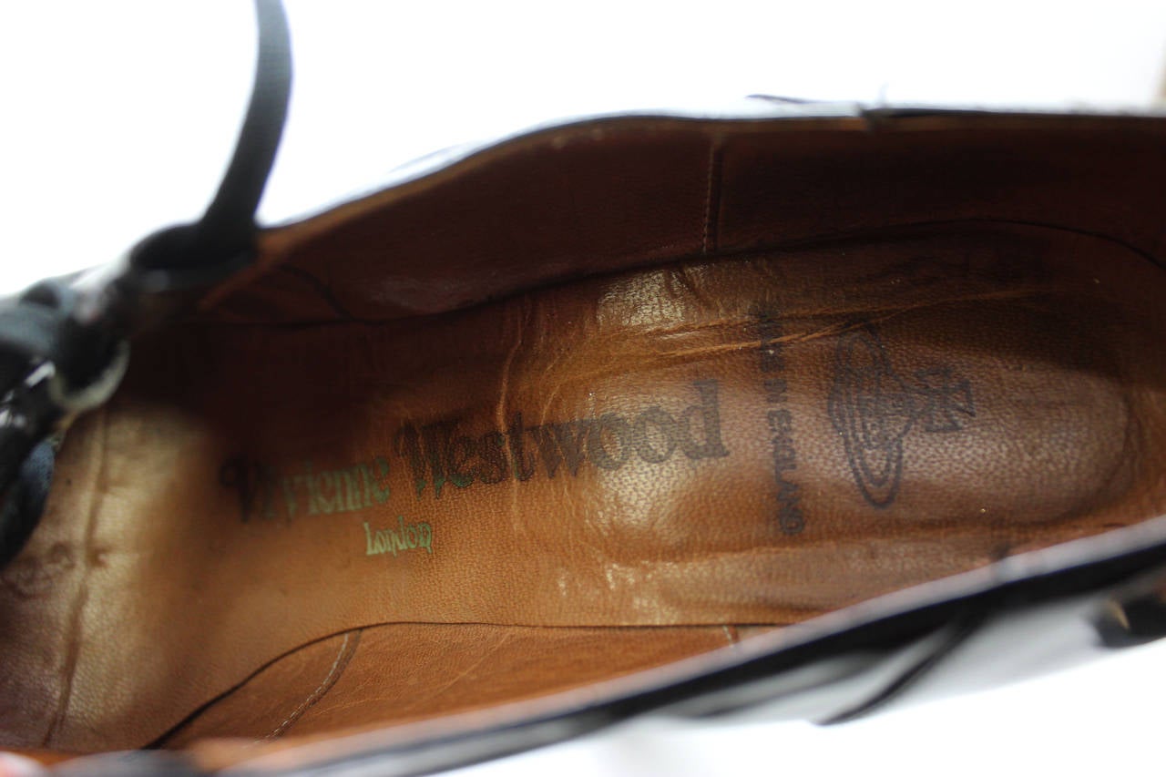 Women's 1993 Vivienne Westwood Black Patent Platform High Heels