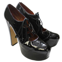 1993 Vivienne Westwood Black Patent Platform High Heels