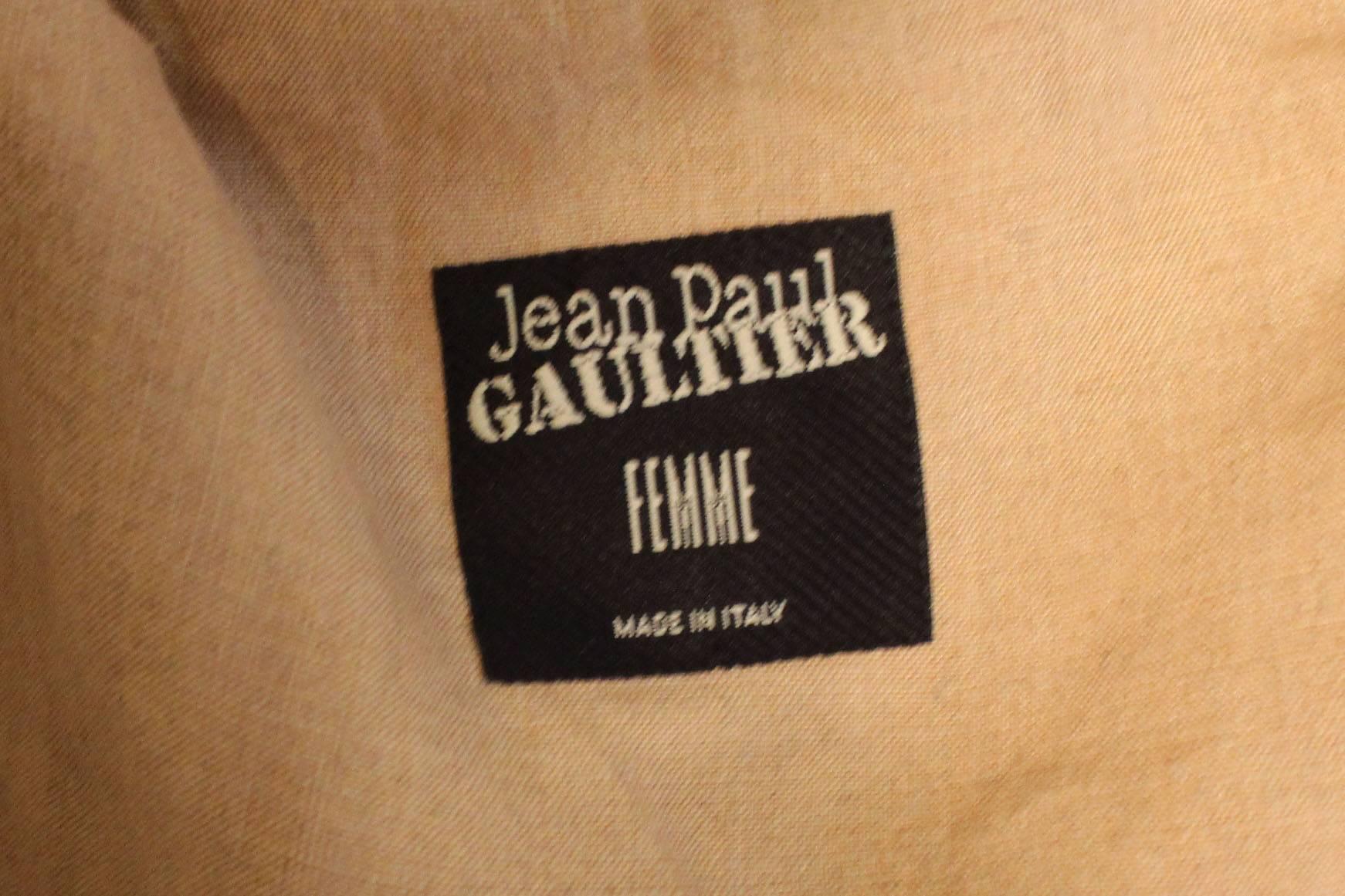 Women's Jean Paul Gaultier Nude Linen 