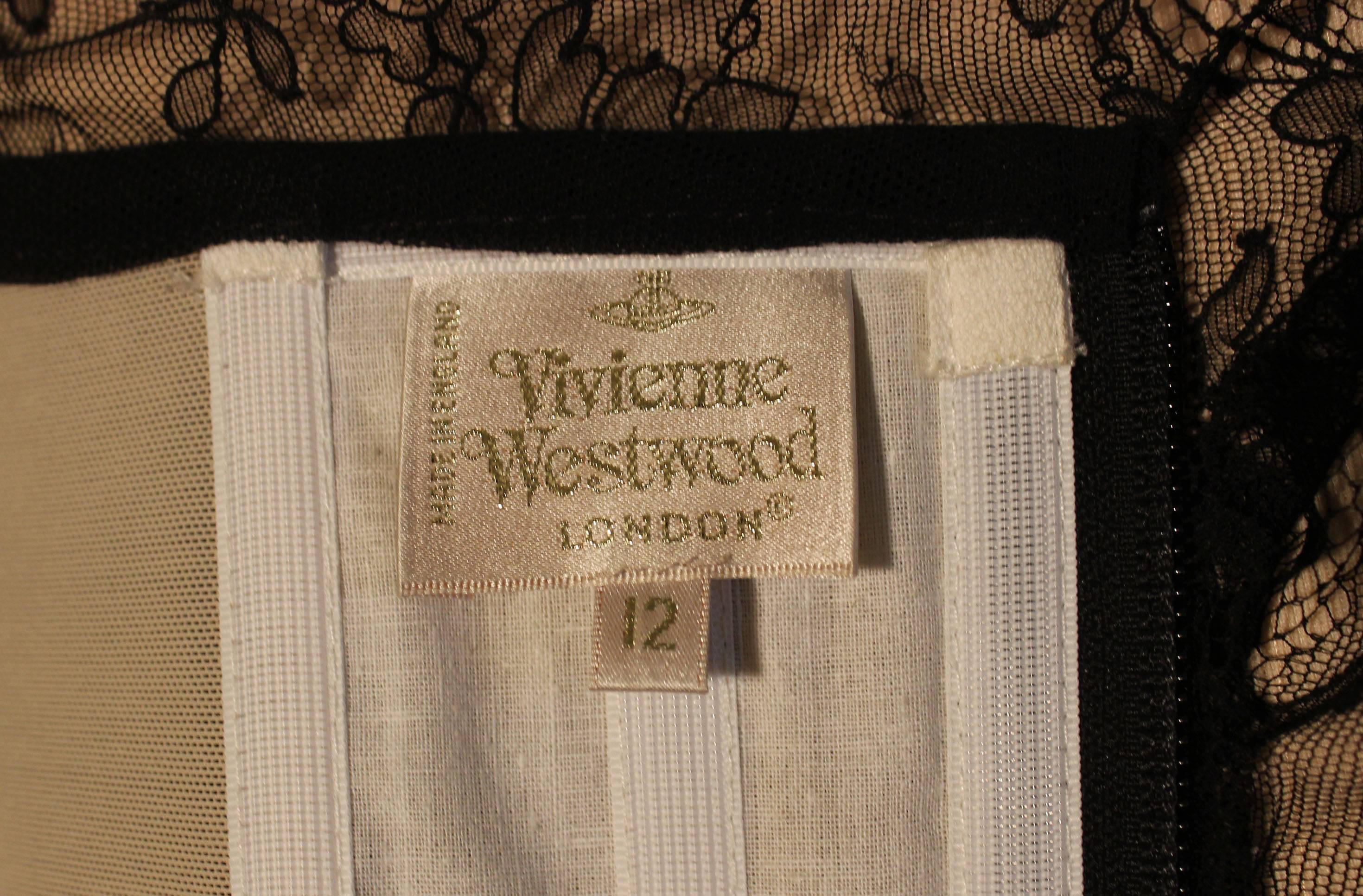 Vivienne Westwood Gold Label Black Lace Corset Top 3