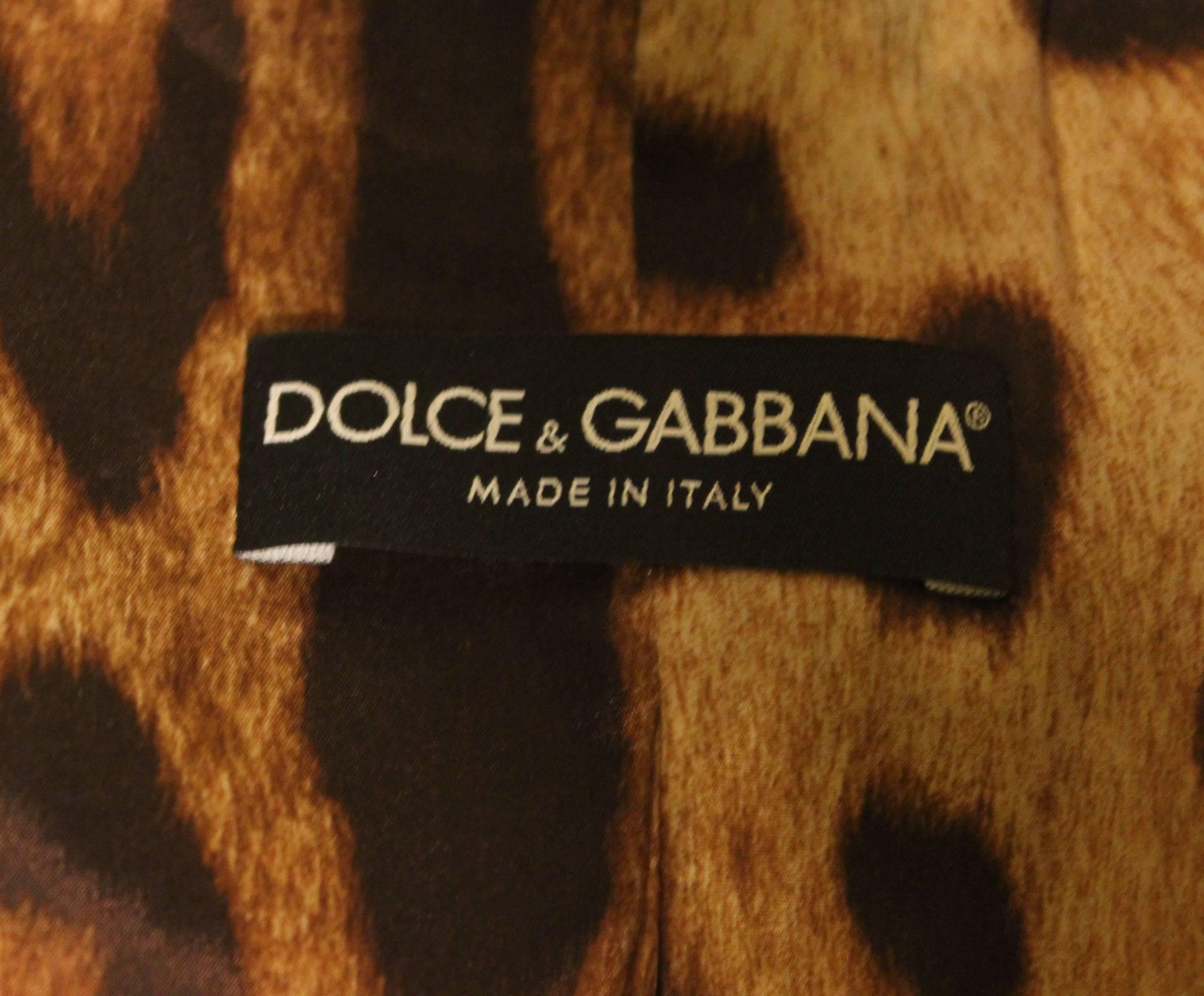 Dolce & Gabbana Metallic Gold Pant Suit For Sale 5