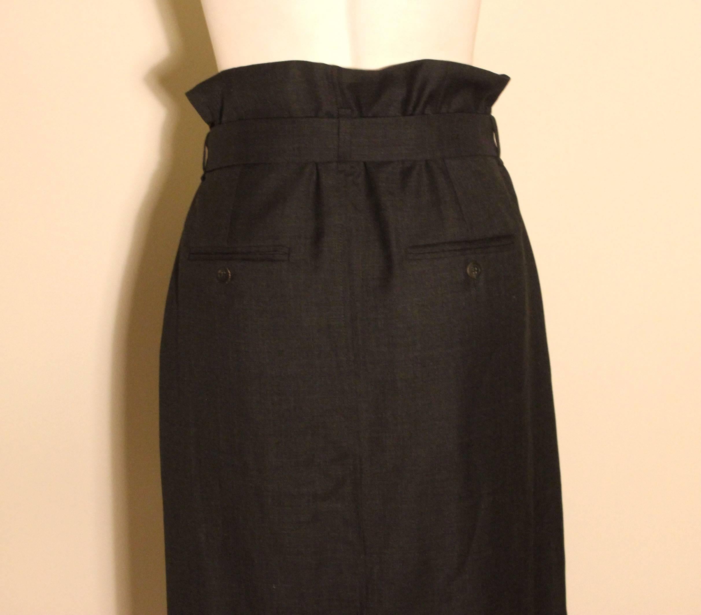 Women's Isabel Marant Paper Bag Waist Long Skirt
