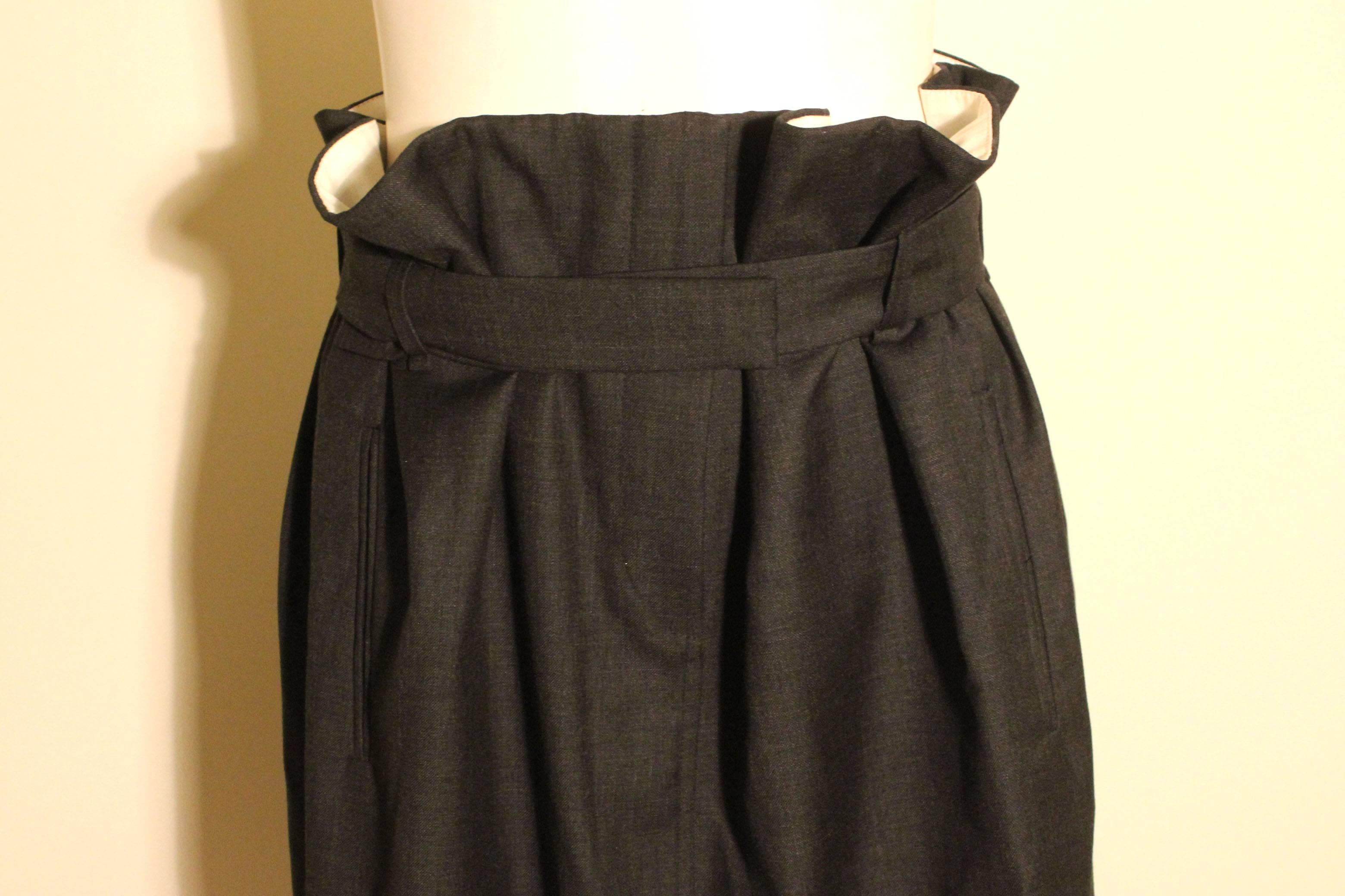 Isabel Marant Paper Bag Waist Long Skirt In Excellent Condition In New York, NY