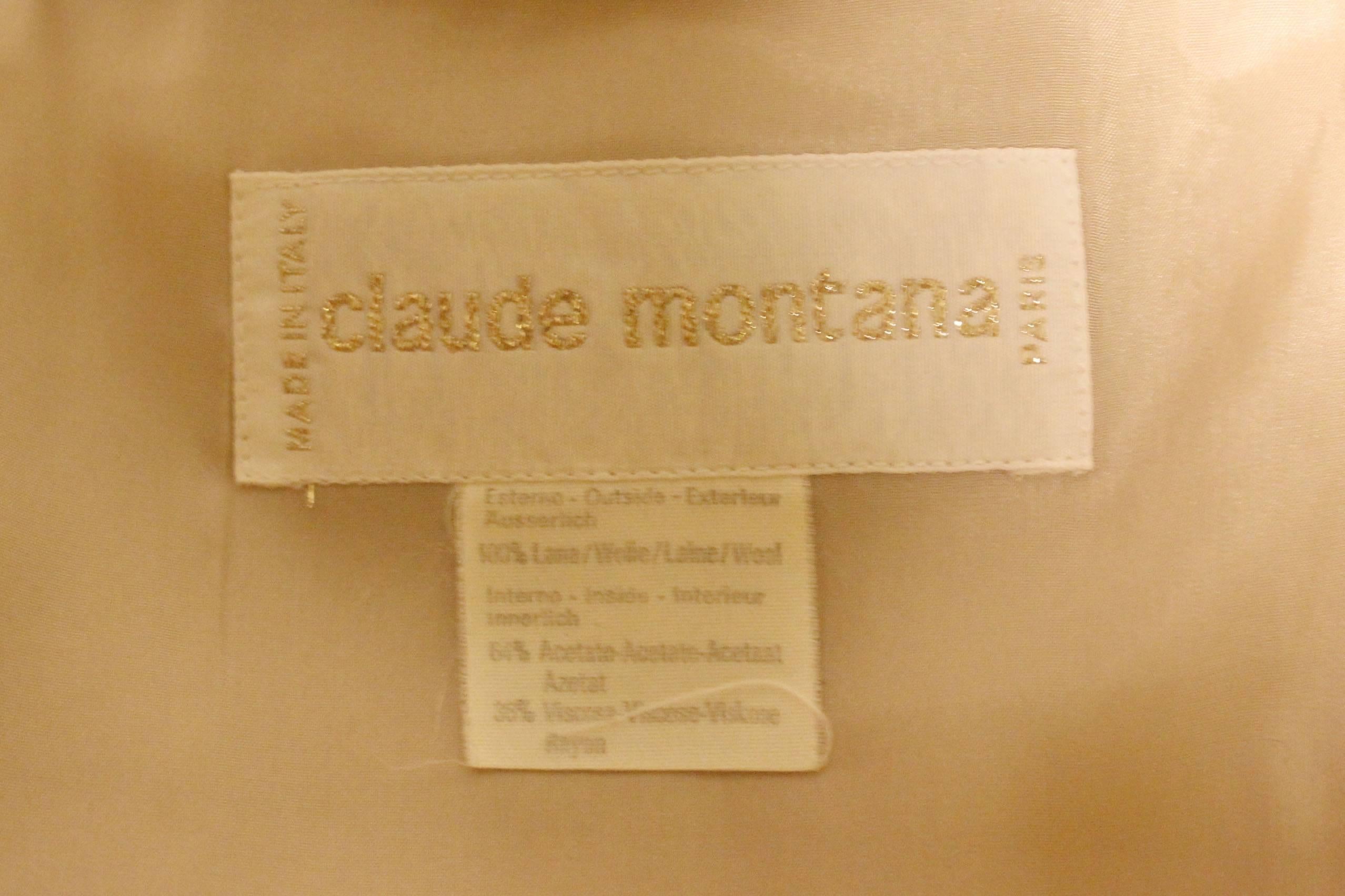 1980s Claude Montana Camel Hair Bomber For Sale 2