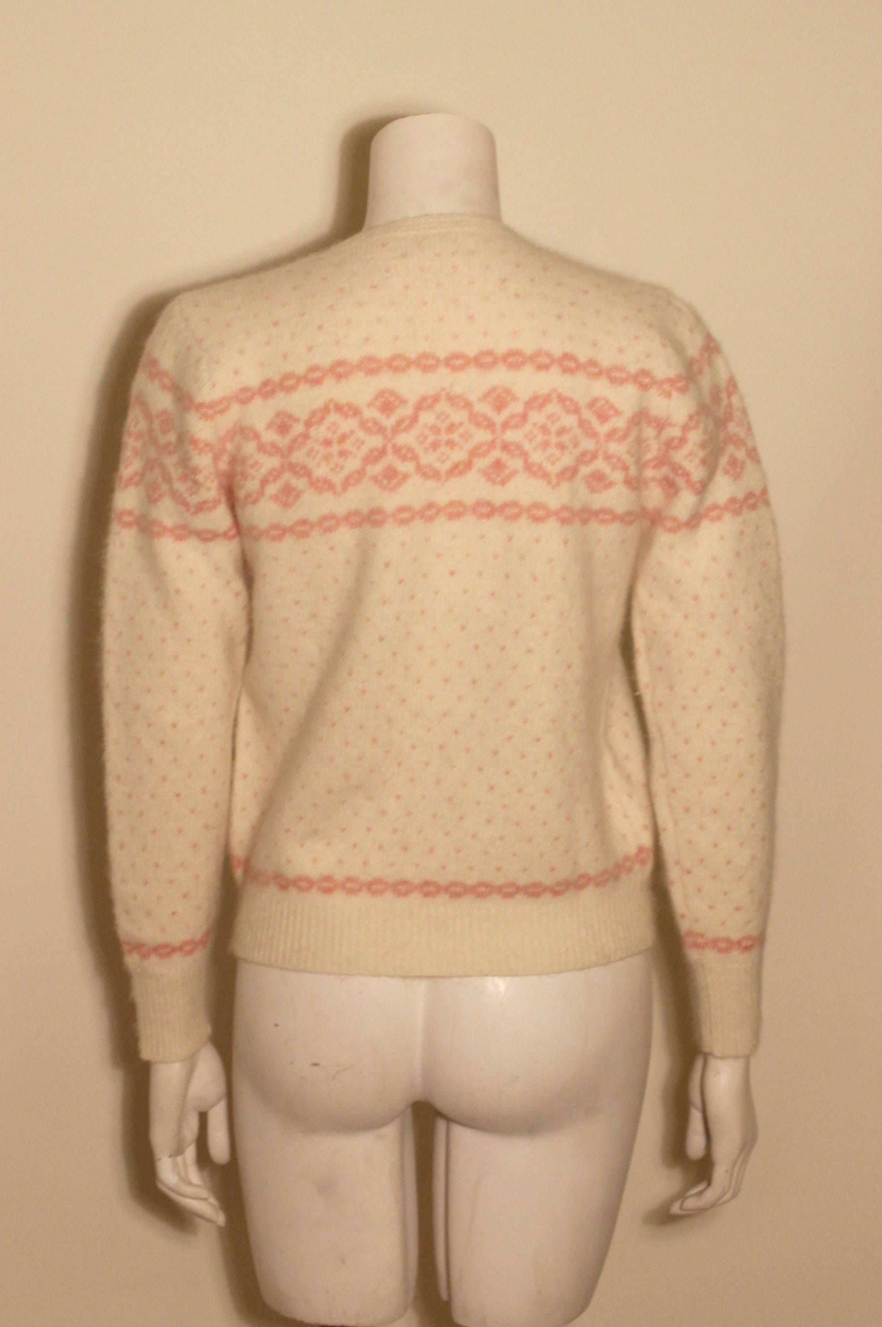 vintage fair isle sweater