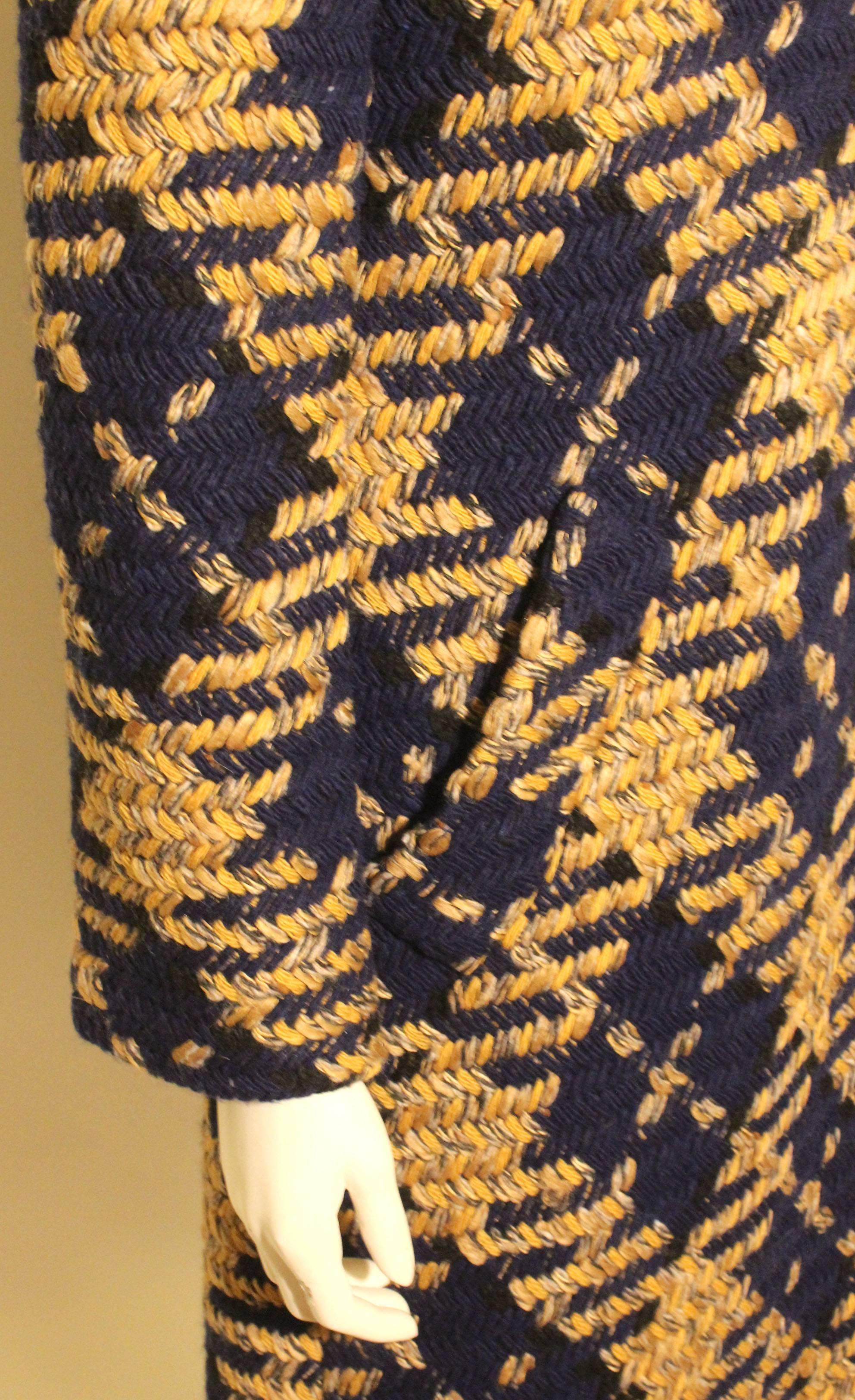 Vintage Pauline Trigere Wool Tweed Coat 1