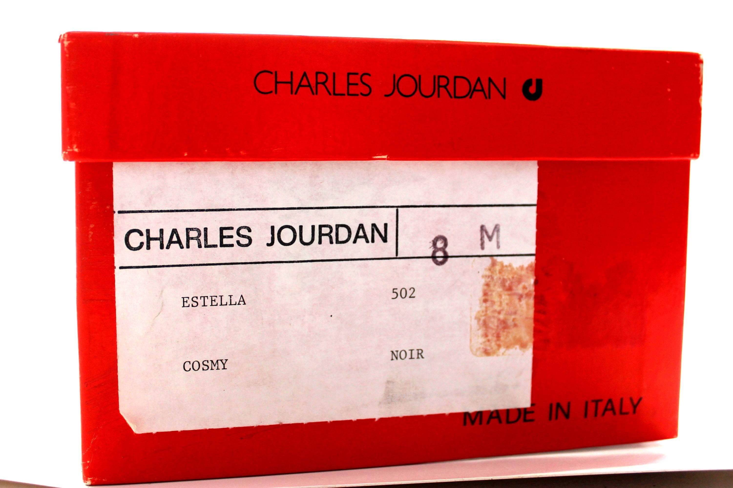1990 Charles Jourdan Estella Vinyl Geometric Sandals  For Sale 1