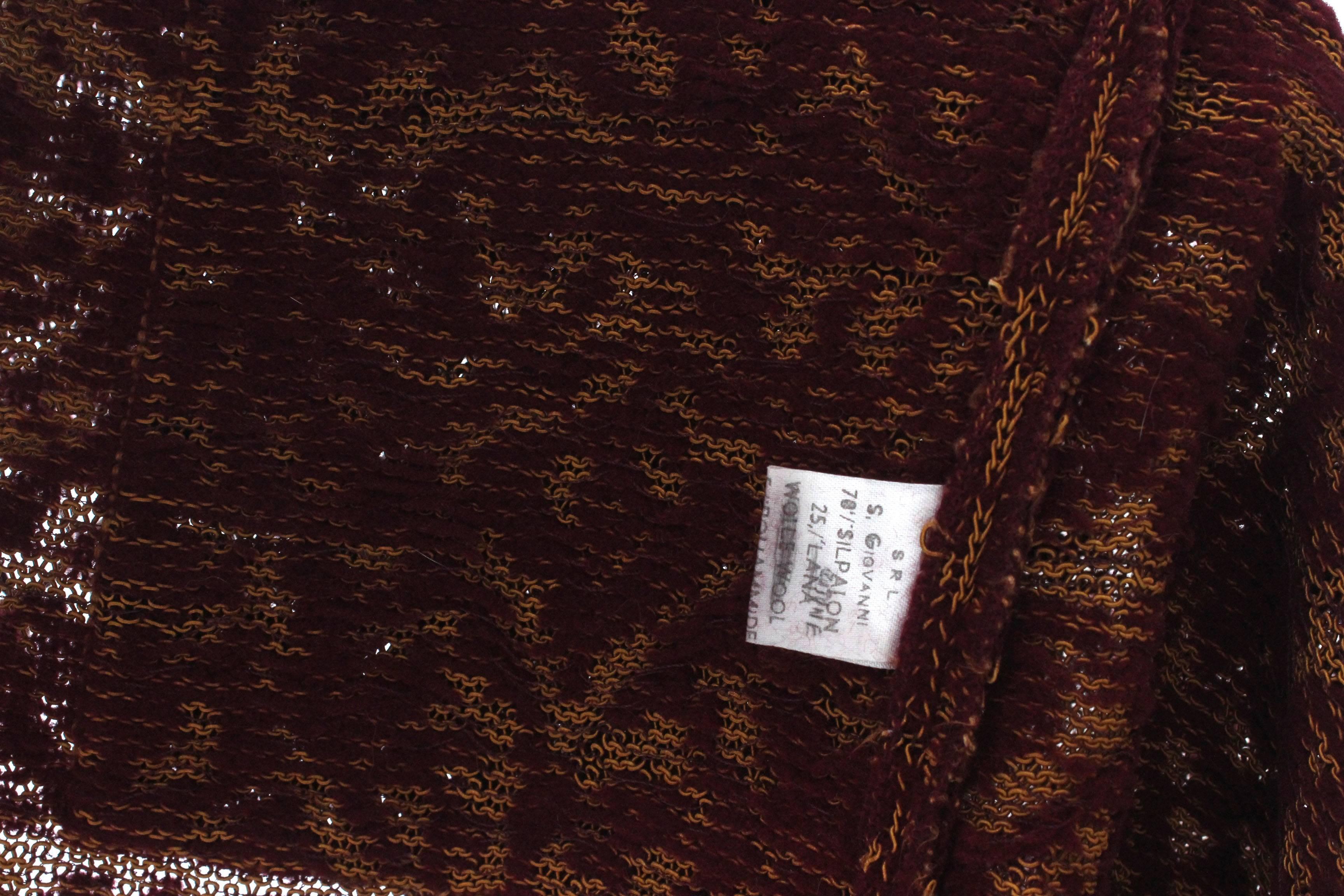 1980s Jean Paul Gaultier Tassled Knit Bodycon Skirt  3