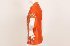 Jean Paul Gaultier Vintage Tangerine Mirrored Top