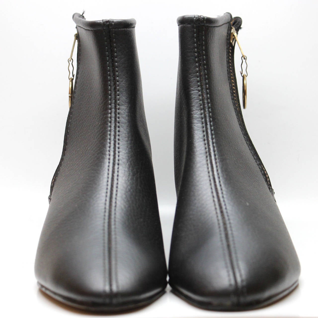 Rare 1960s Black Go Go Boots 1