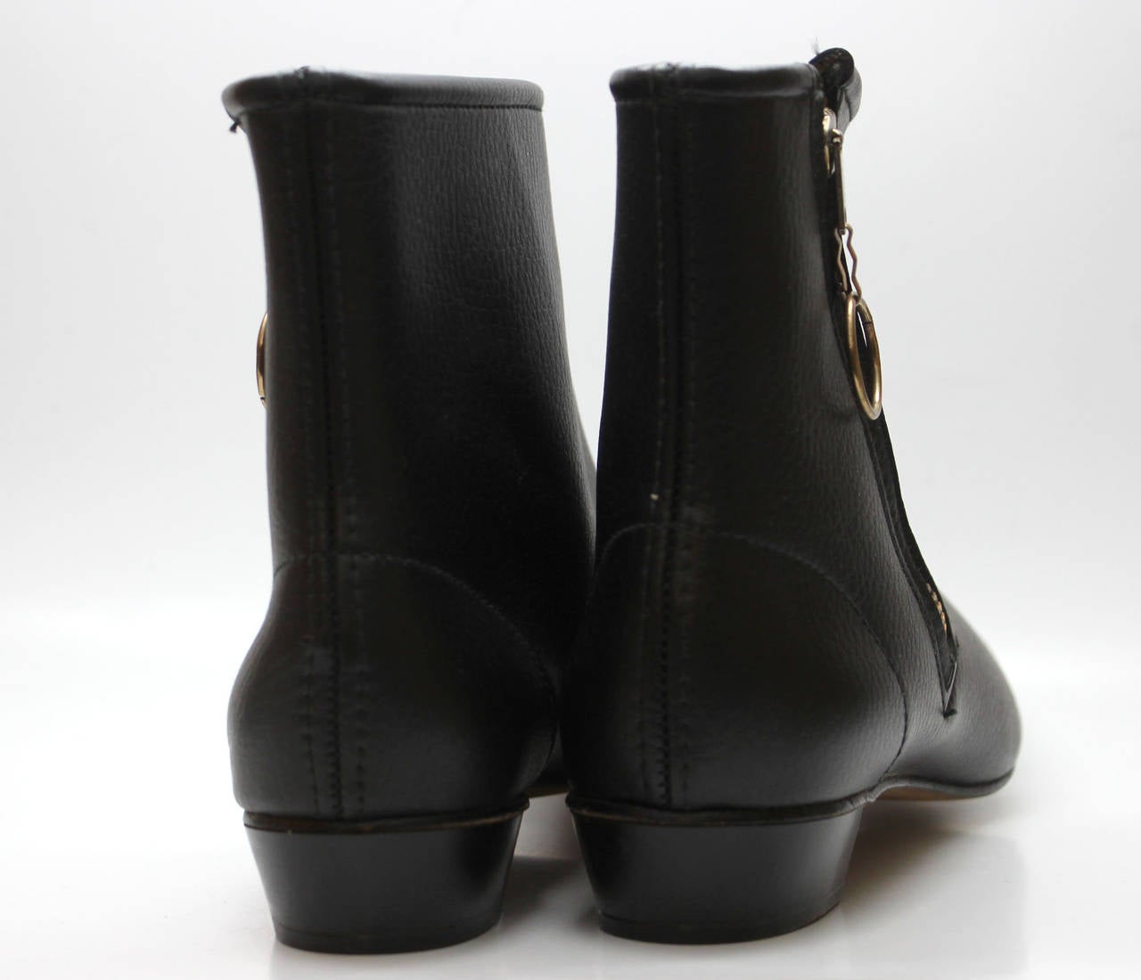 Women's Rare 1960s Black Go Go Boots