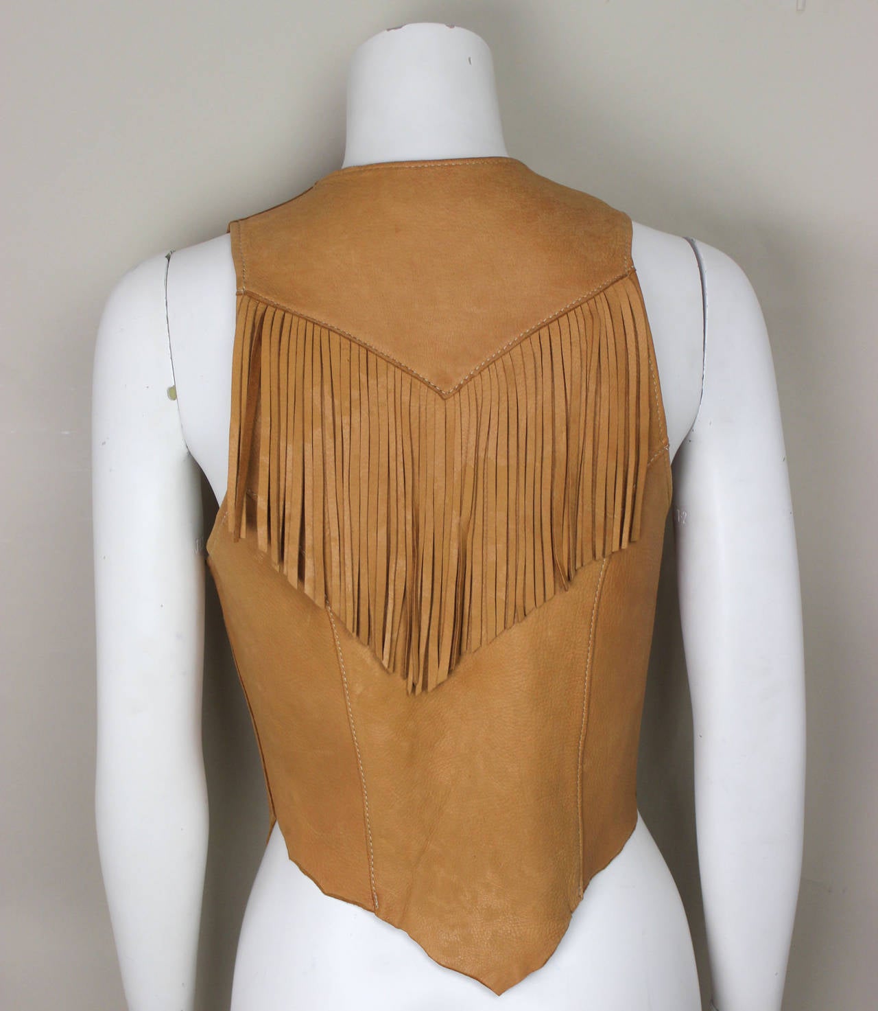 1970's Custom Made Fringed Vest 1