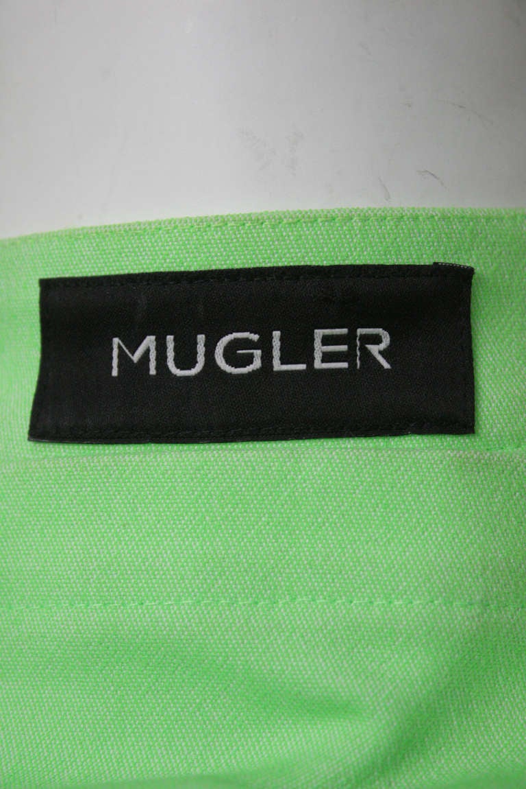 neon green suit