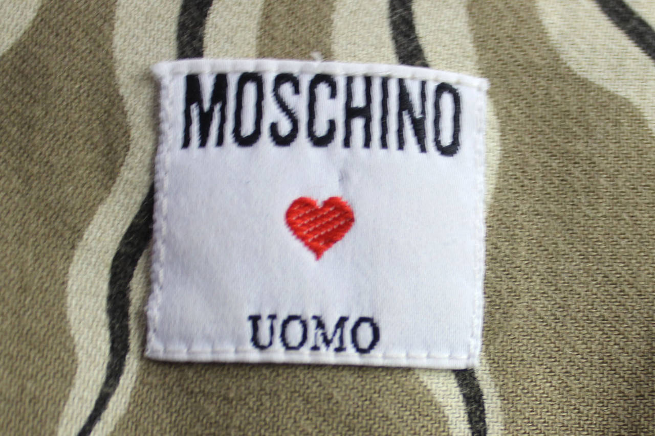 Men's Moschino Sunburst Pattern Shirt 2