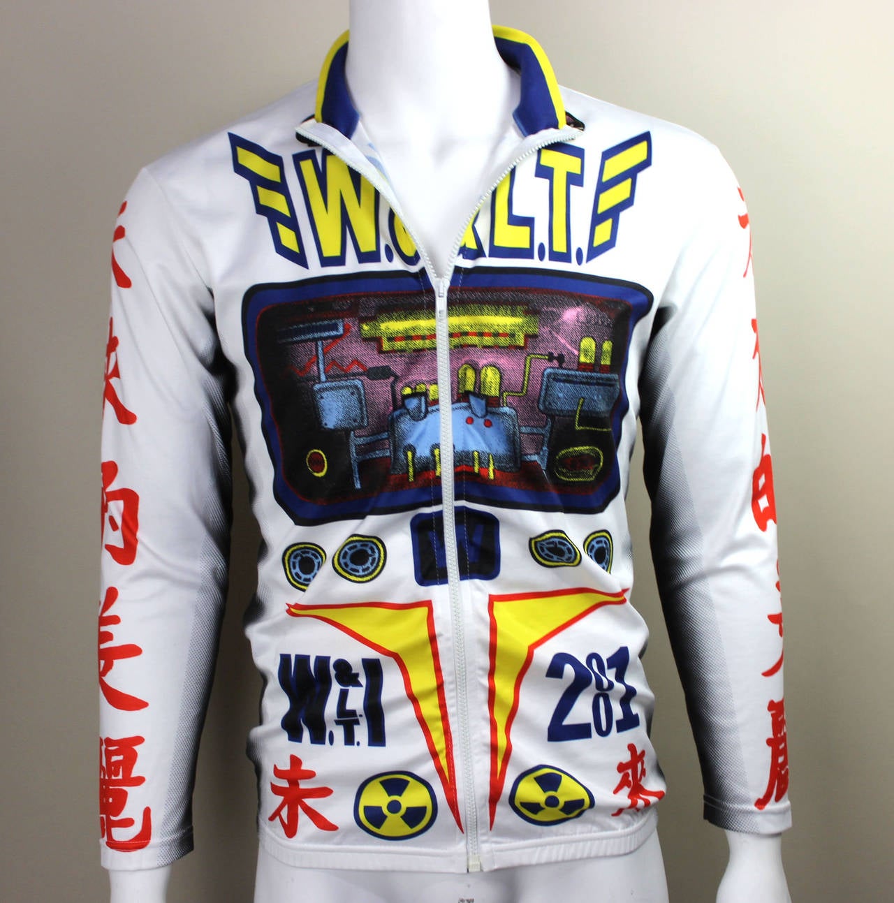 Pieces from Walter Van Beirendonck's 1990's collections are rare and hard to find. This zip-up jacket was part of his 