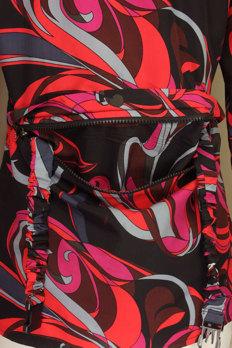 Women's Pucci 1990s Blouse Zips into Waist Pouch/Bag