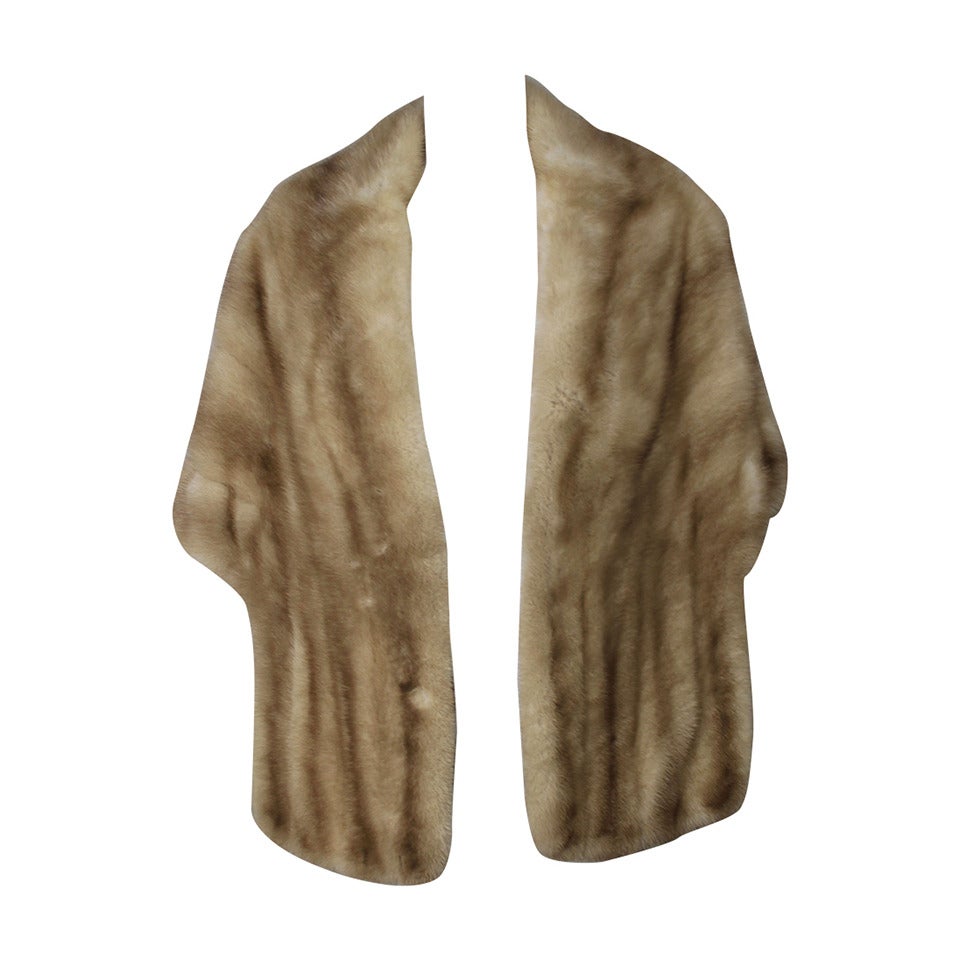 Schiaparelli 1950s Mink Stole For Sale