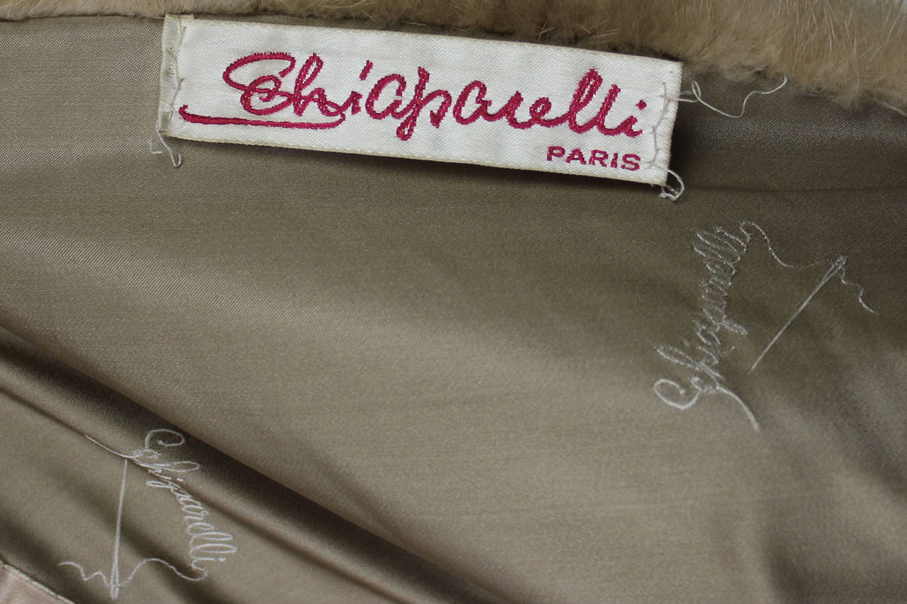 Schiaparelli 1950s Mink Stole In Excellent Condition For Sale In New York, NY