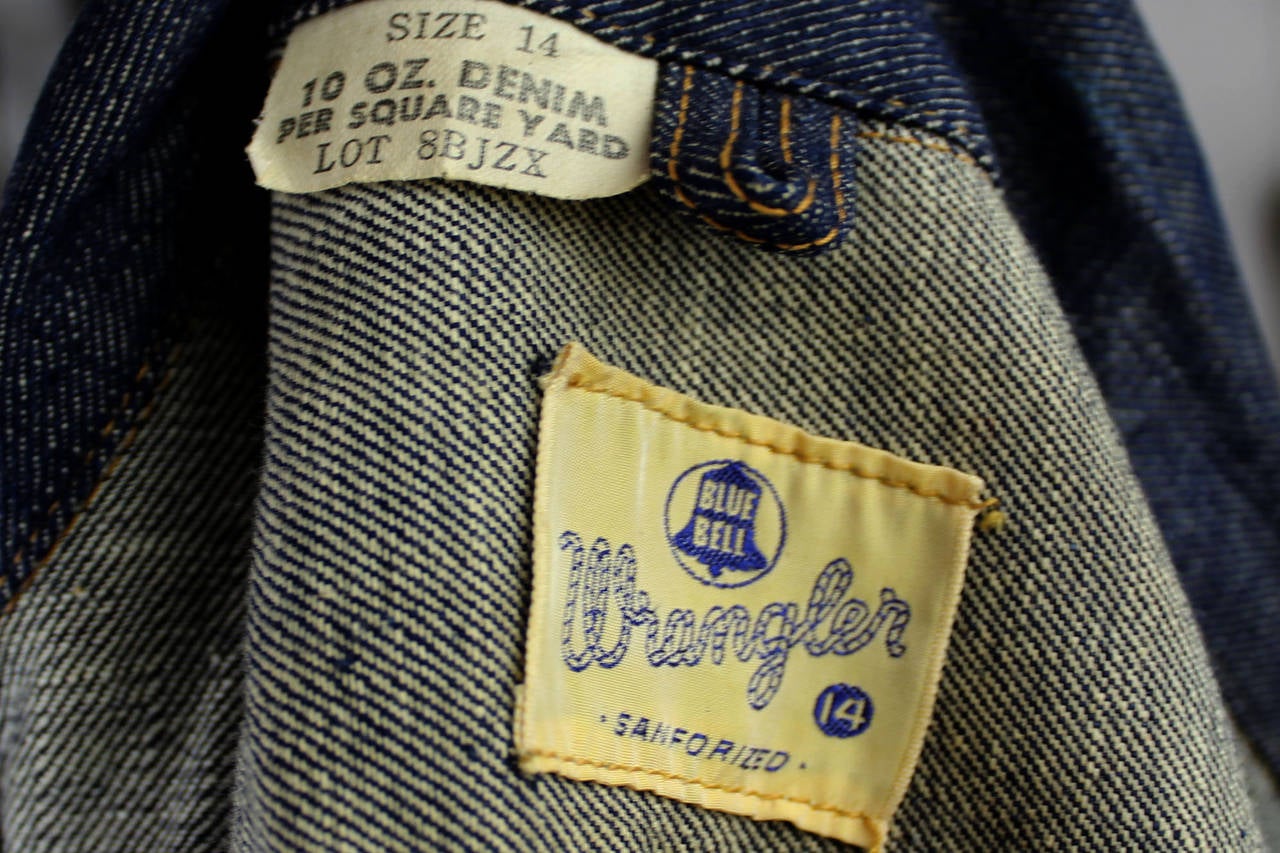 Wrangler Blue Bell Never Worn 1959 Denim Jacket with Collectible Comic Book  Tag For Sale at 1stDibs
