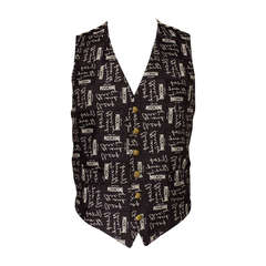 Moschino Patchwork Logo Vest