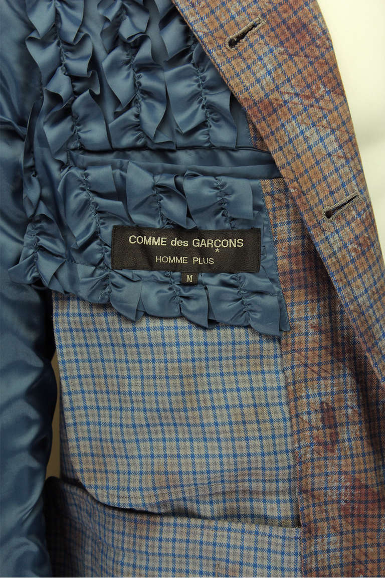 Comme des Garcons Men's Avant Garde Ruffle Lined Jacket 5