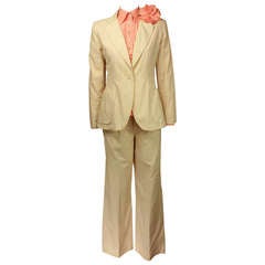 Vintage Giorgio di Sant'Angelo 1970's Breezy Summer 3 pc suit