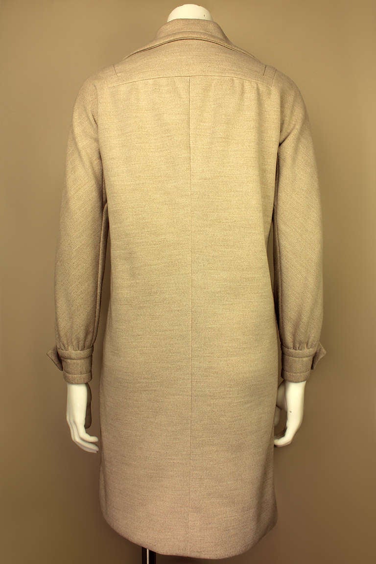 Geoffrey Beene Chic 1970's Day Dress In Excellent Condition In New York, NY