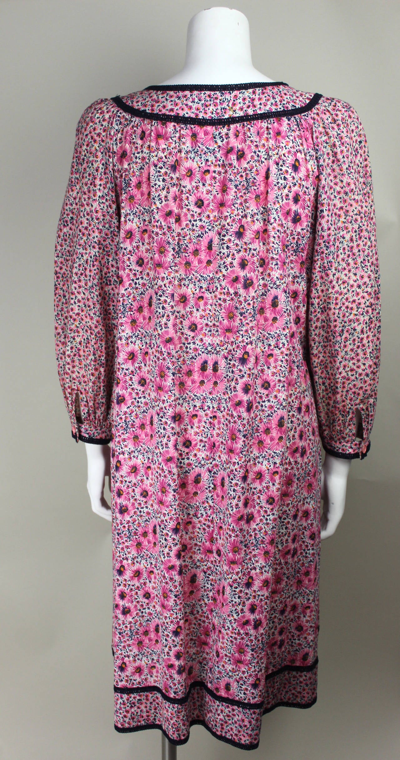 Women's Ungaro 1970s Folkloric Inspired Dress For Sale