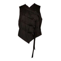 Jean Paul Gaultier Mens 1980's Silk "Bondage" Vest