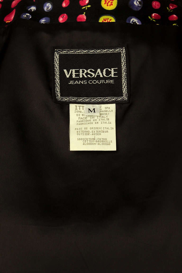 Versace 1990's Womens Photo Print 