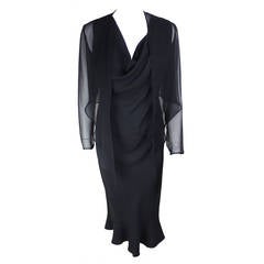 Vintage John Galliano Bias Cut Dress and Matching Jacket