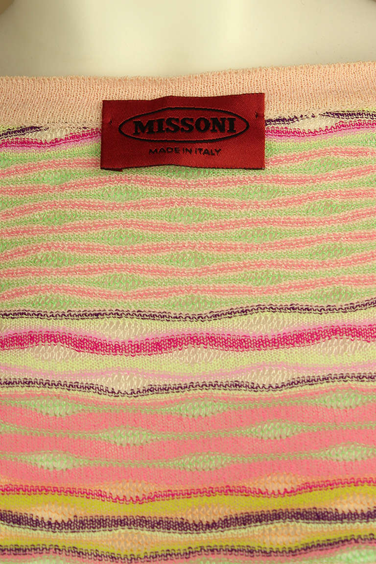 Missoni Womens 1990s Featherweight Cardigan For Sale 1