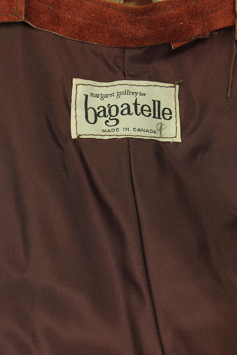 1980s Bagatelle Fur Shorts with Suspenders 2
